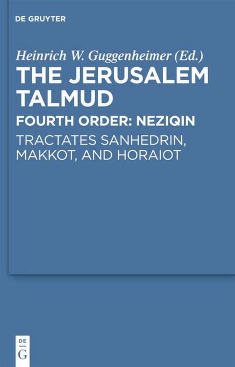 Produktbild: Tractates Sanhedrin, Makkot, and Horaiot
