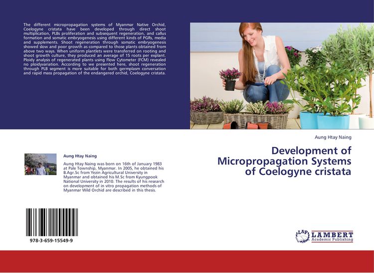 Produktbild: Development of Micropropagation Systems of Coelogyne cristata