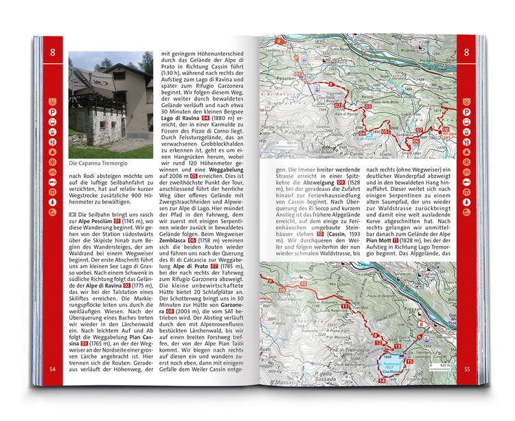 Produktbild: KOMPASS Wanderführer Tessin, 50 Touren mit Extra-Tourenkarte