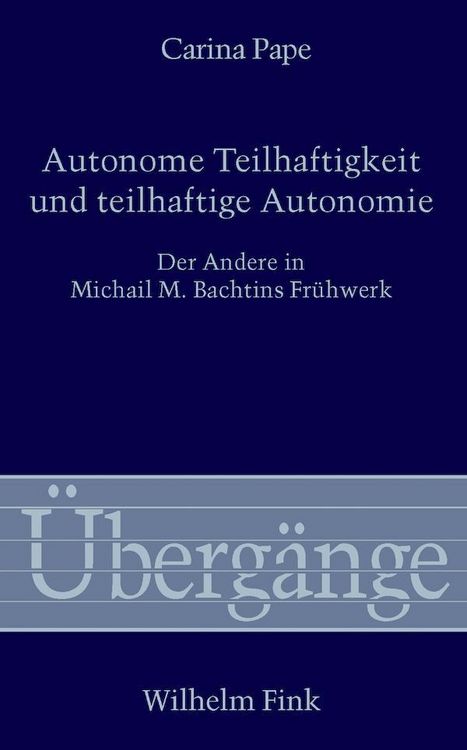 Produktbild: Autonome Teilhaftigkeit und teilhaftige Autonomie