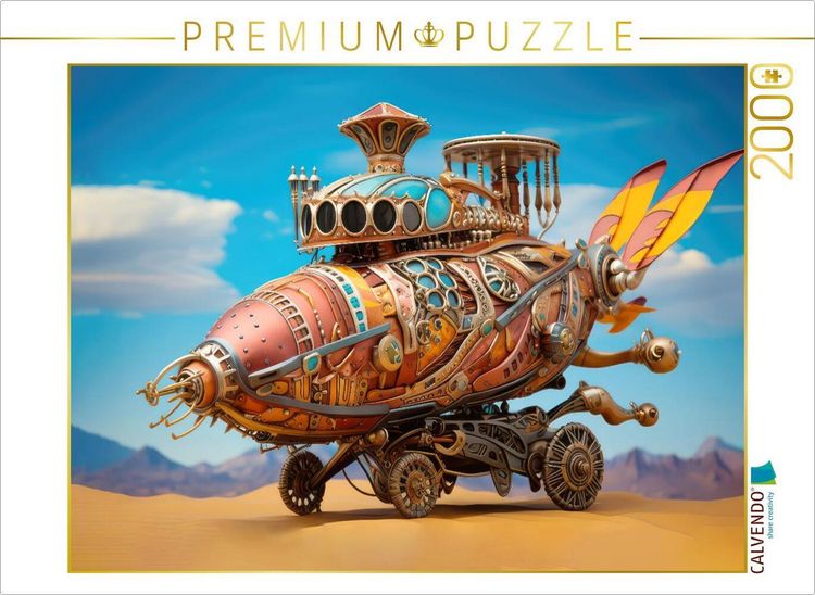 Produktbild: CALVENDO Puzzle Luftschiff-Fantasie | 2000 Teile Lege-Gr&ouml;&szlig;e 90x67cm Foto-Puzzle f&uuml;r gl&uuml;ckliche Stunden