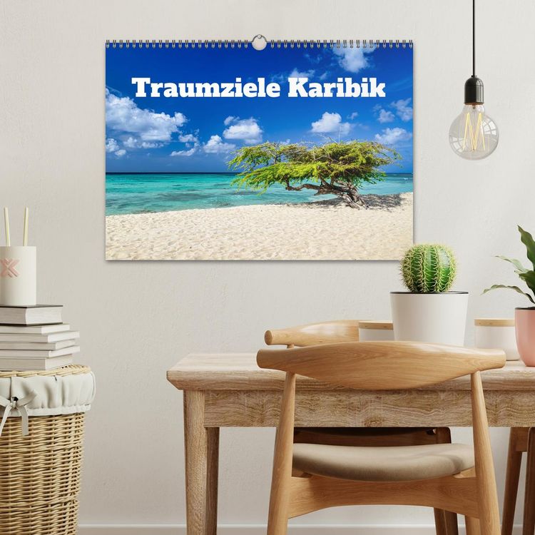 Produktbild: Traumziele Karibik (Wandkalender 2026 DIN A3 quer), CALVENDO Monatskalender