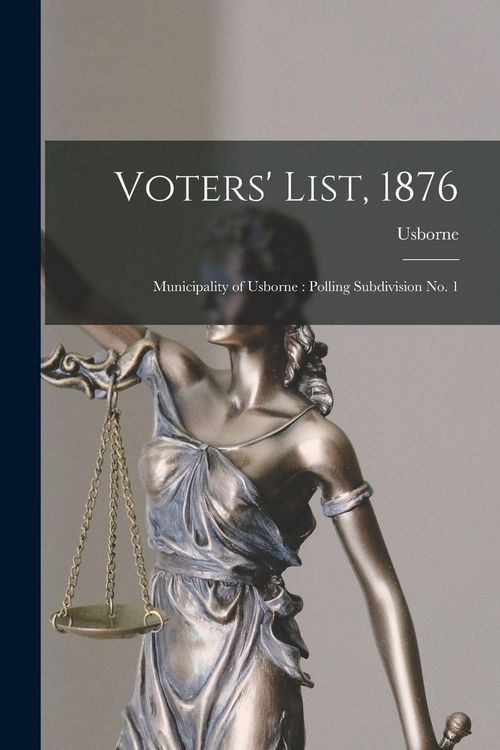 Produktbild: Voters' List, 1876 [microform]