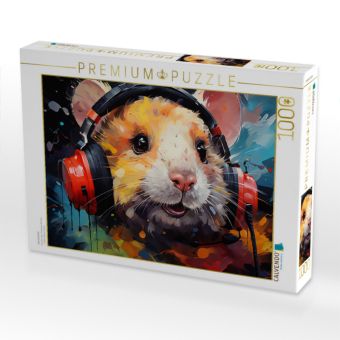Produktbild: CALVENDO Puzzle Hamsterlied | 1000 Teile Lege-Gr&ouml;&szlig;e 64x48cm Foto-Puzzle f&uuml;r gl&uuml;ckliche Stunden
