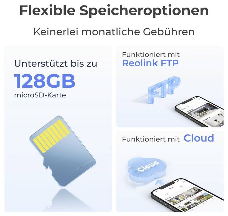 Produktbild: Reolink Go Series G450 with Solar Panel 2 GSM IP &Uuml;berwachungskamera 3840 x 2160 Pixel