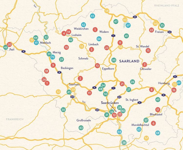 Produktbild: Meine Auszeiten - Saarland