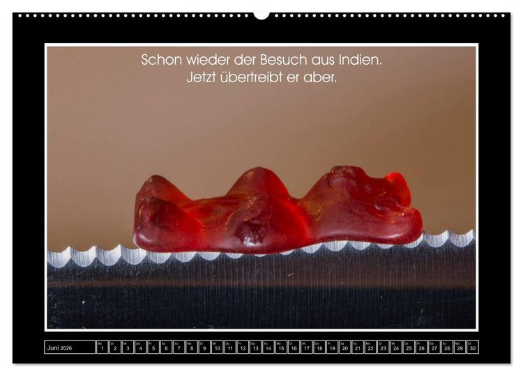 Produktbild: Wissenswertes aus der Welt der Gummib&auml;ren (hochwertiger Premium Wandkalender 2026 DIN A2 quer), Kunstdruck in Hochglanz