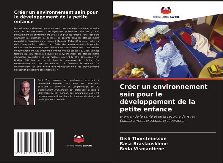 Produktbild: Cr&eacute;er un environnement sain pour le d&eacute;veloppement de la petite enfance