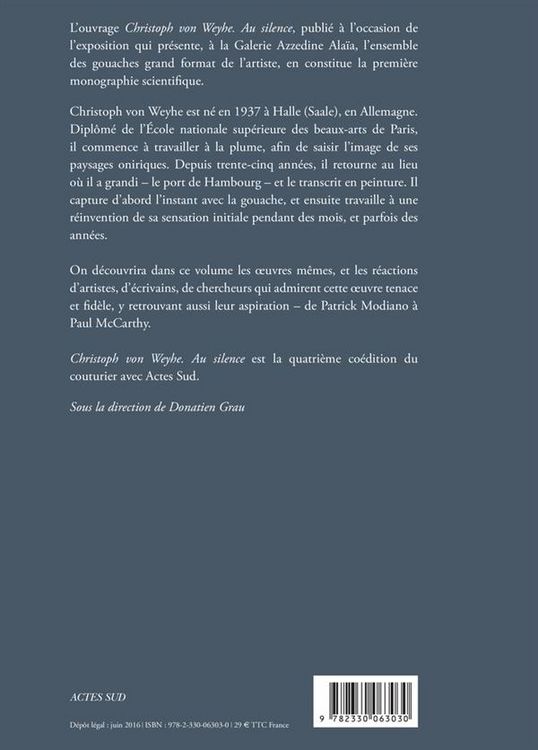 Produktbild: Christoph von Weyhe : au silence