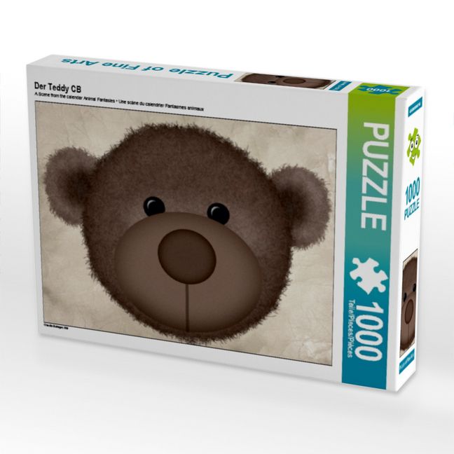 Produktbild: CALVENDO Puzzle Der Teddy CB | 1000 Teile Lege-Gr&ouml;&szlig;e 64x48cm Foto-Puzzle f&uuml;r gl&uuml;ckliche Stunden