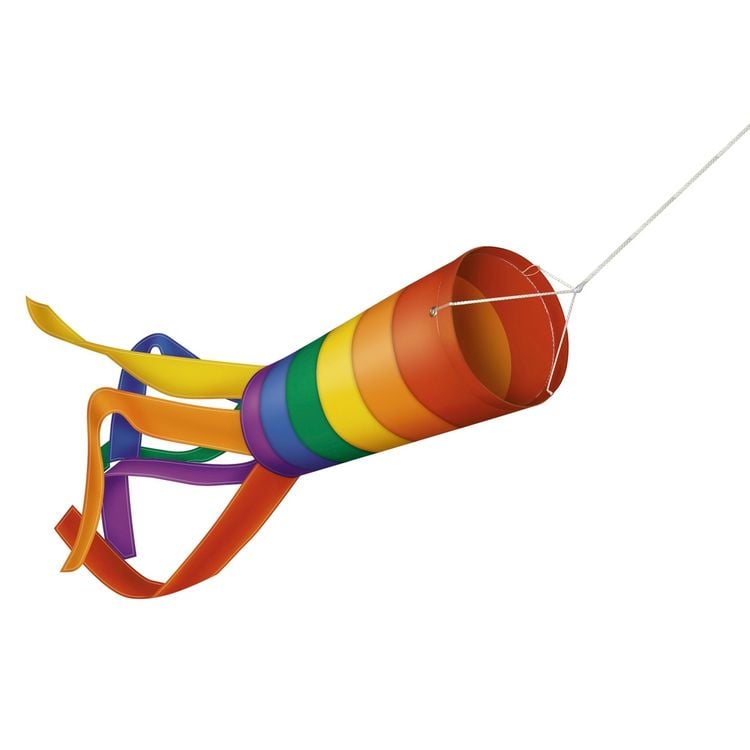 Produktbild: WINDSPIEL WINDSACK REGENBOGEN 100X1