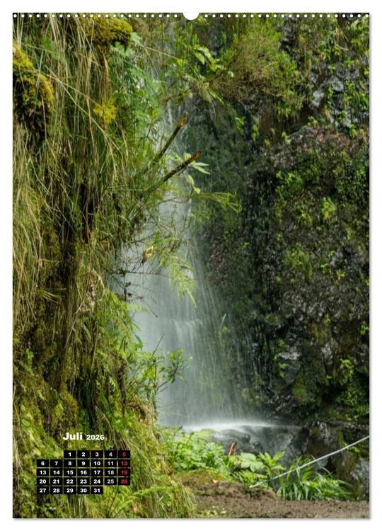 Produktbild: Levadas - Wasserwege auf Madeira (Wandkalender 2026 DIN A2 hoch), CALVENDO Monatskalender