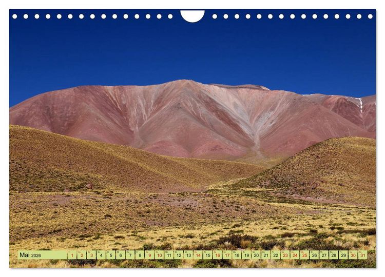 Produktbild: ATACAMA Wunder der Natur (Wandkalender 2026 DIN A4 quer), CALVENDO Monatskalender