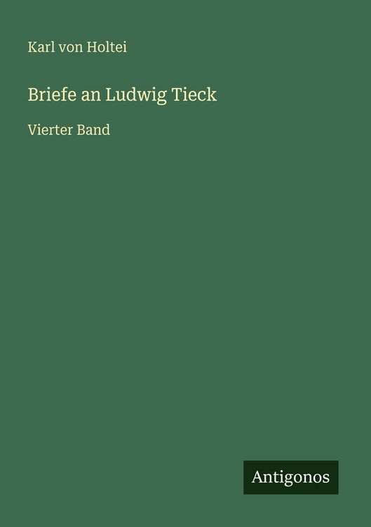 Produktbild: Briefe an Ludwig Tieck