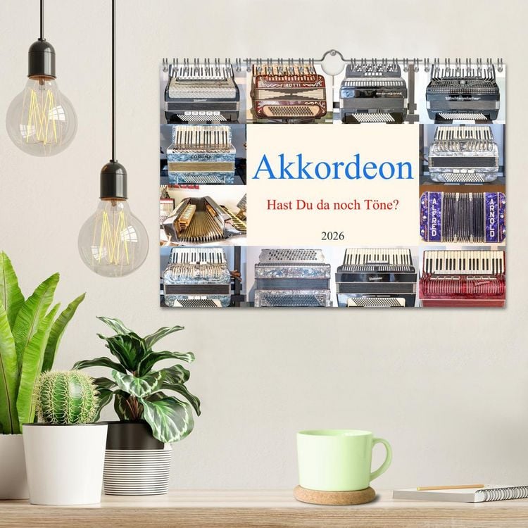 Produktbild: Akkordeon, Hast Du da noch T&ouml;ne? (Wandkalender 2026 DIN A4 quer), CALVENDO Monatskalender