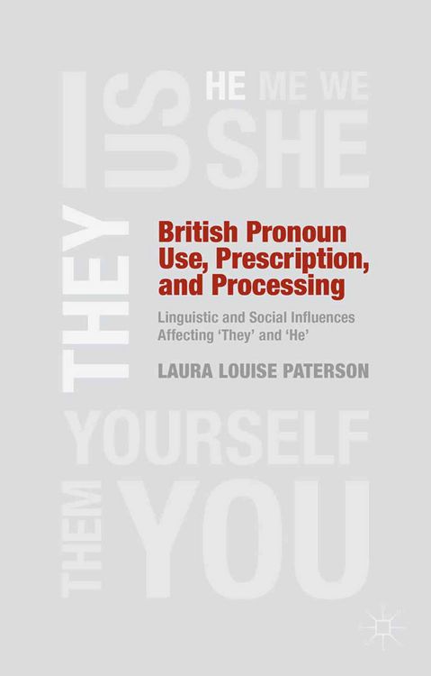 Produktbild: British Pronoun Use, Prescription, and Processing