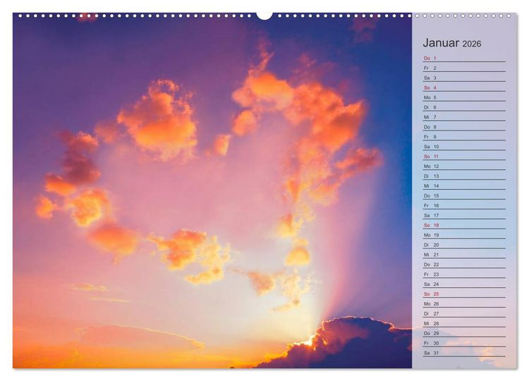 Produktbild: Tage von Herzen (hochwertiger Premium Wandkalender 2026 DIN A2 quer), Kunstdruck in Hochglanz