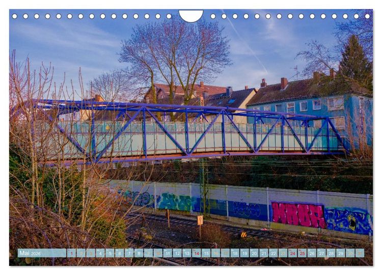 Produktbild: KunstLichtTore in Bochum - und Br&uuml;cken, die es werden sollten (Wandkalender 2026 DIN A4 quer), CALVENDO Monatskalender