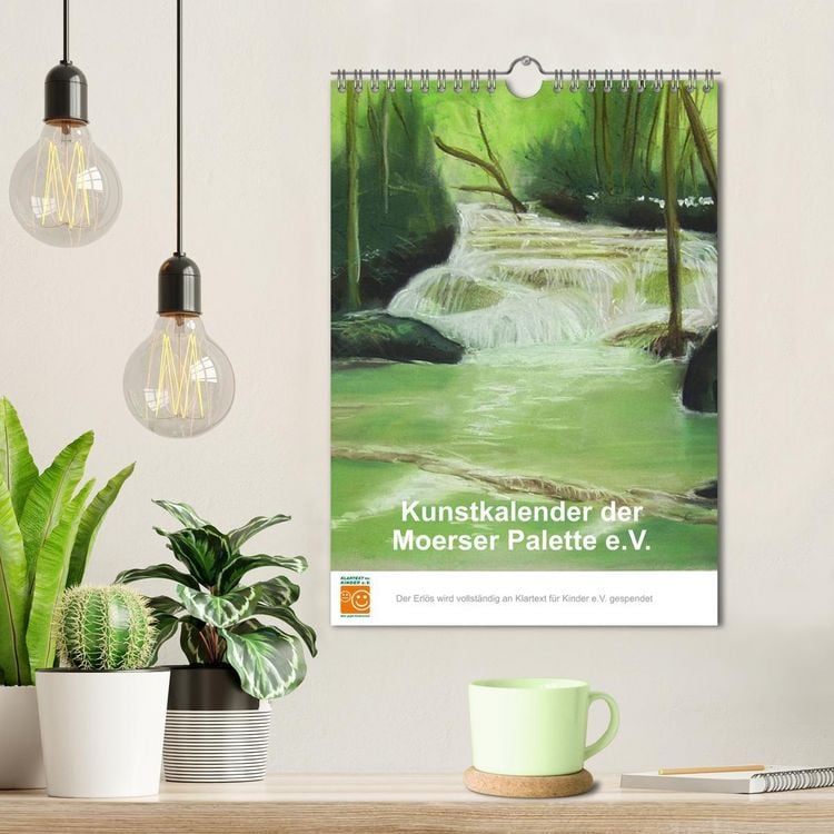 Produktbild: Kunstkalender der Moerser Palette e.V. (Wandkalender 2026 DIN A4 hoch), CALVENDO Monatskalender