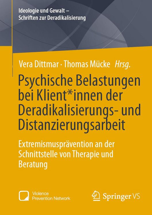 Produktbild: Psychische Belastungen bei Klient*innen der Deradikalisierungs- und Distanzierungsarbeit