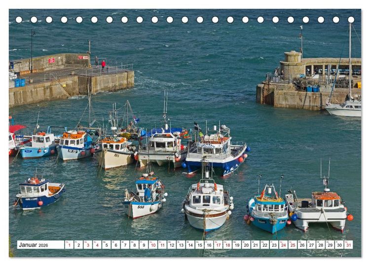 Produktbild: Faszinierende Ansichten von Cornwall (Tischkalender 2026 DIN A5 quer), CALVENDO Monatskalender