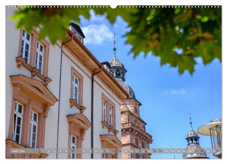 Produktbild: Ein Blick auf Aschaffenburg (Wandkalender 2026 DIN A2 quer), CALVENDO Monatskalender