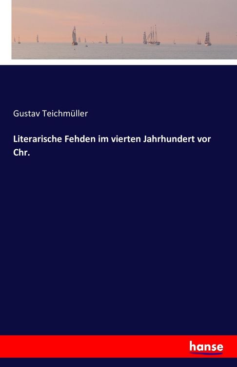 Produktbild: Literarische Fehden im vierten Jahrhundert vor Chr.