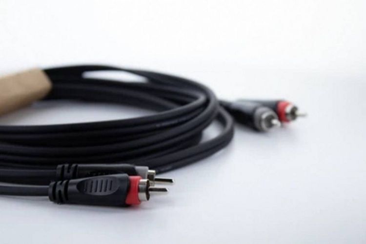 Produktbild: Cordial 14837 Klinke / Cinch Audio Anschlusskabel [2x Cinch-Stecker - 2x Cinch-Stecker] 3 m Schwarz PVC-Mantel, Zwillingsleitung