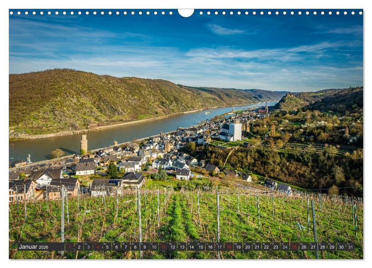 Produktbild: Oberwesel - Stadt der T&uuml;rme (Wandkalender 2026 DIN A3 quer), CALVENDO Monatskalender