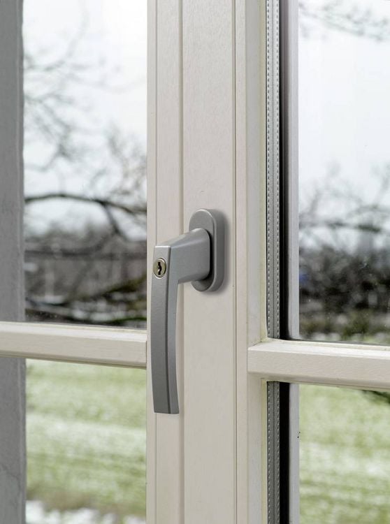 Produktbild: ABUS ABFS59486 Fenstergriff abschlie&szlig;bar Silber