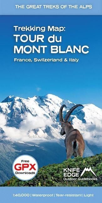 Produktbild: Tour du Mont Blanc Trekking Map