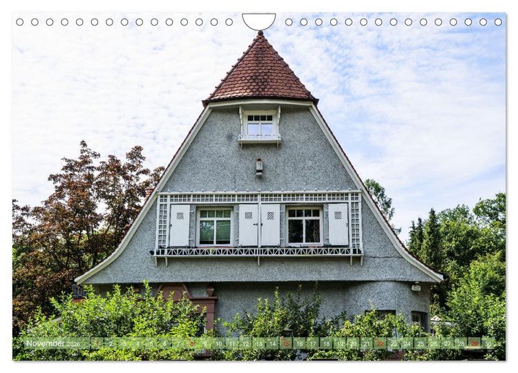 Produktbild: Die Villenkolonie in Buchschlag (Wandkalender 2026 DIN A4 quer), CALVENDO Monatskalender