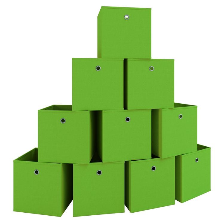 Produktbild: 10er Set Faltbox Klappbox Aufbewahrungsbox Boxas