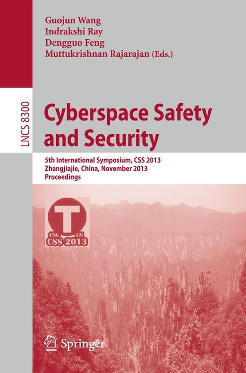 Produktbild: Cyberspace Safety and Security