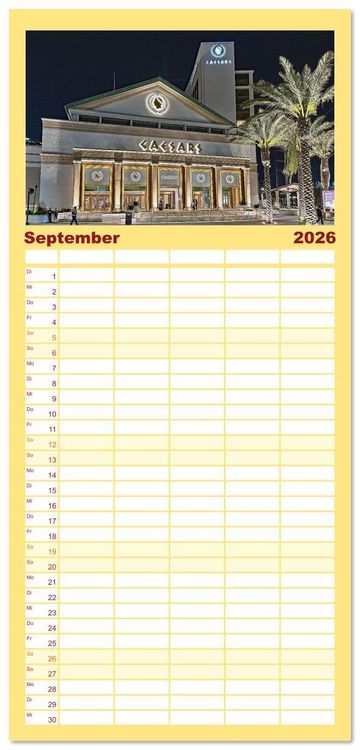 Produktbild: Familienplaner 2026 - So sch&ouml;n ist New Orleans mit 5 Spalten (Wandkalender, 21 x 45 cm) CALVENDO