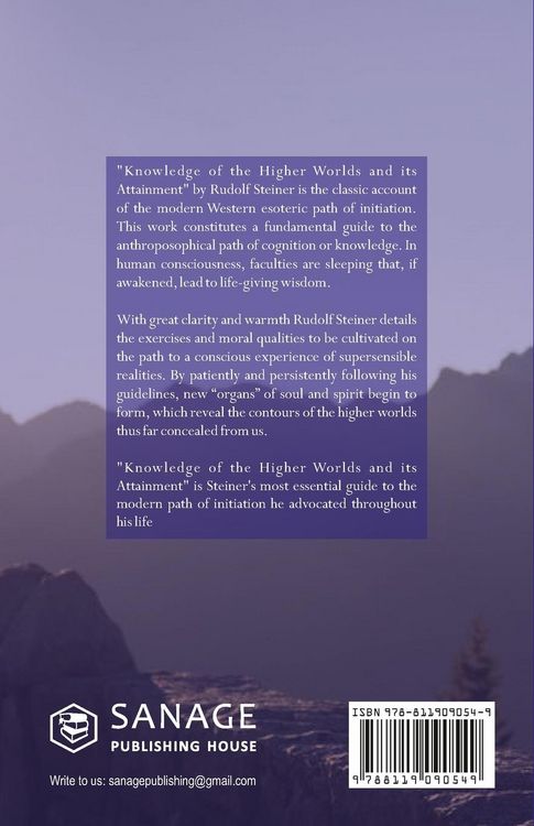Produktbild: Knowledge of the Higher Worlds and Its Attainment