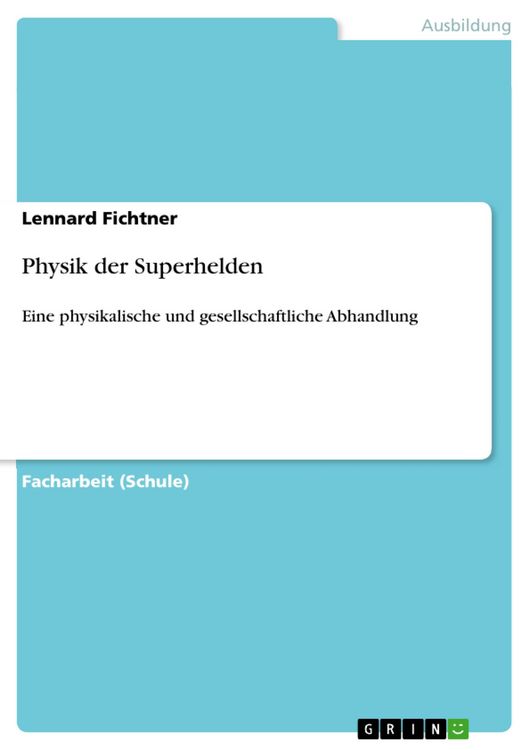Produktbild: Physik der Superhelden