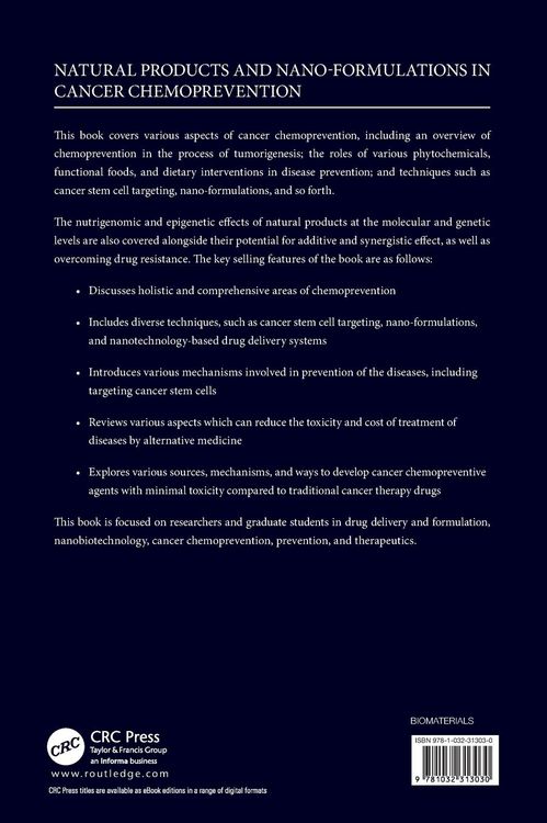 Produktbild: Natural Products and Nano-Formulations in Cancer Chemoprevention