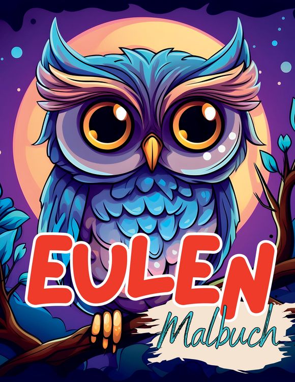 Produktbild: Malbuch Eule