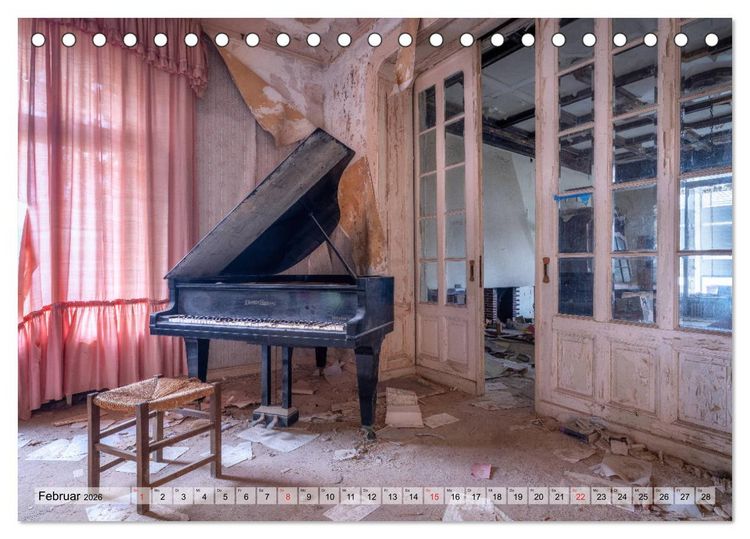 Produktbild: Faszination - Lost Places (Tischkalender 2026 DIN A5 quer), CALVENDO Monatskalender
