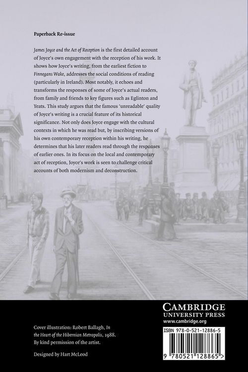 Produktbild: James Joyce and the Act of Reception