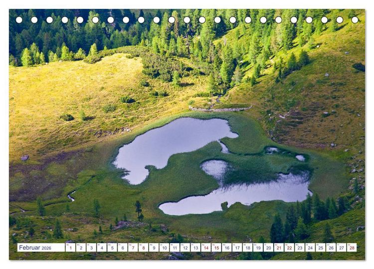 Produktbild: Sch&ouml;ne Lungauer Bergseen (Tischkalender 2026 DIN A5 quer), CALVENDO Monatskalender