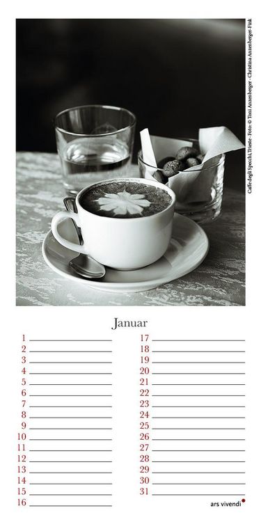 Produktbild: Geburtstagskalender Espresso, Cappuccino & Co.