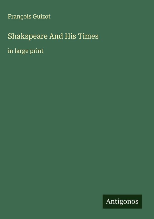 Produktbild: Shakspeare And His Times
