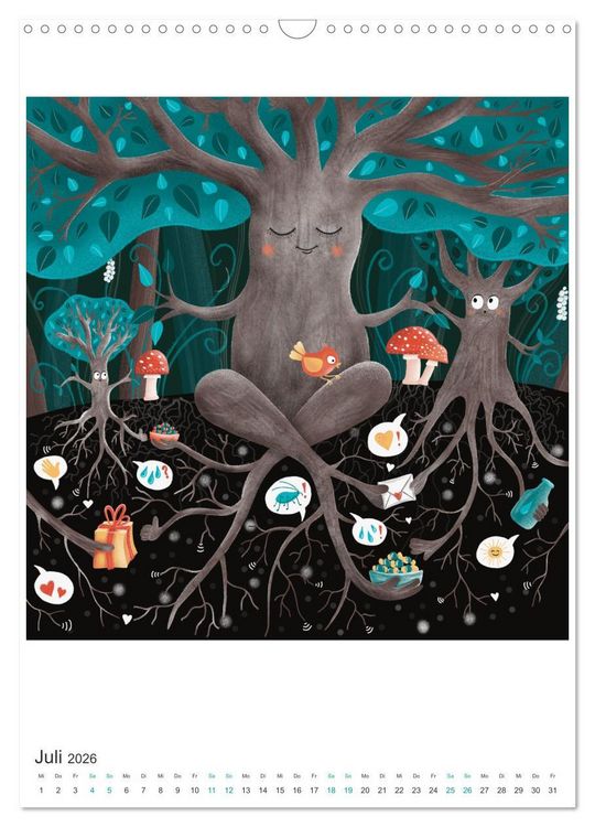 Produktbild: SAVE OUR TREES - B&auml;ume bedeuten Leben (Wandkalender 2026 DIN A3 hoch), CALVENDO Monatskalender