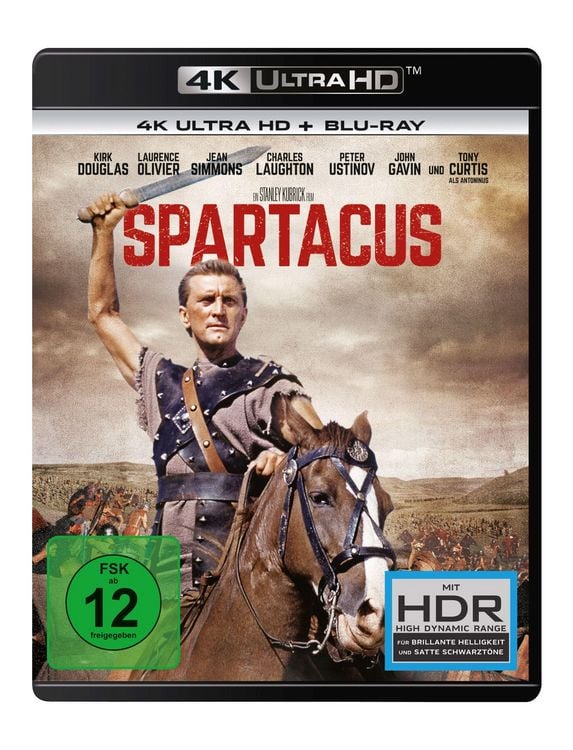 Produktbild: Spartacus (4K Ultra HD) (+ Blu-ray 2D)
