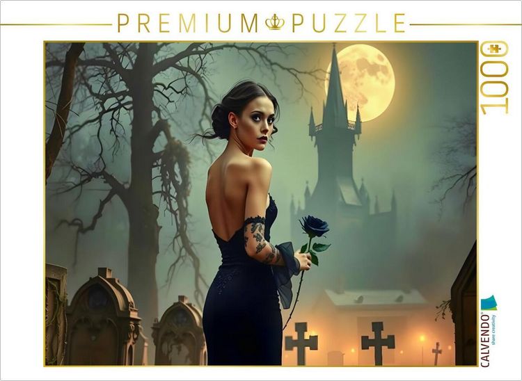 Produktbild: CALVENDO Puzzle Geheimnisvolle Eleganz | 1000 Teile Lege-Gr&ouml;&szlig;e 64x48cm Foto-Puzzle f&uuml;r gl&uuml;ckliche Stunden