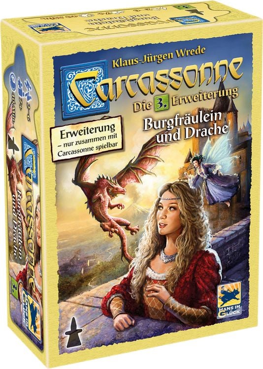 Produktbild: Carcassonne - Burgfräulein und Drache