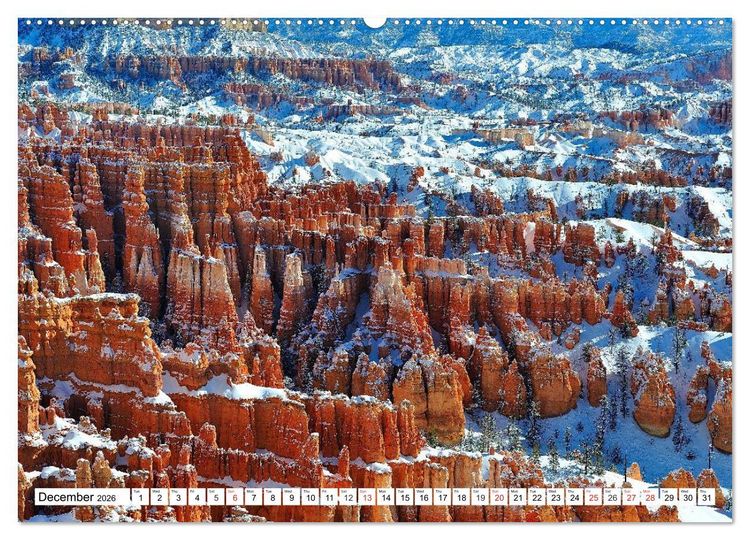 Produktbild: Spectacular Rock Formations in the Western US (Wall Calendar 2026 DIN A2 landscape), CALVENDO 12 Month Wall Calendar