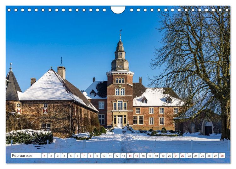 Produktbild: Wasserschl&ouml;sser im M&uuml;nsterland (Wandkalender 2026 DIN A4 quer), CALVENDO Monatskalender